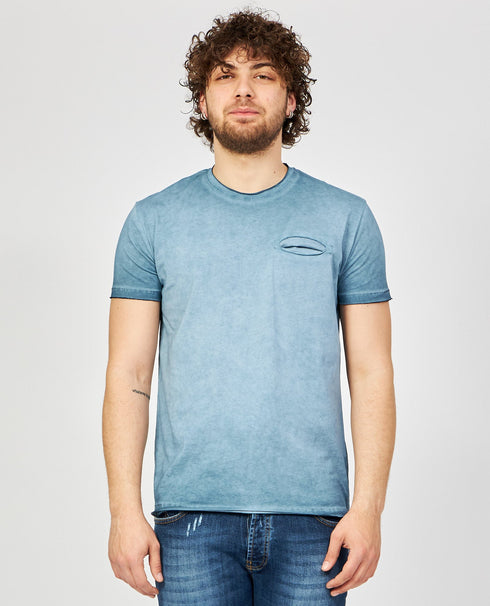 Yes Zee T-Shirt T-shirt Uomo con taschino interno Beige - Francavilla Moda